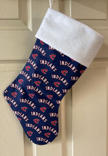 Cleveland Indians Christmas Stocking