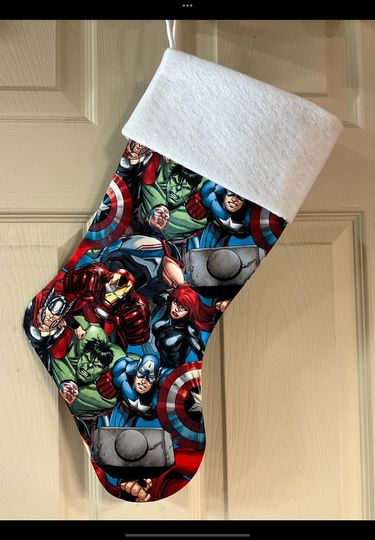 Super Hero Christmas Stocking