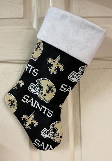 New Orleans Saints Christmas Stocking