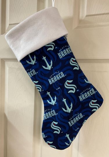 Seattle Kraken Christmas Stocking