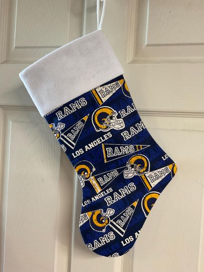 LA Rams Christmas Stocking