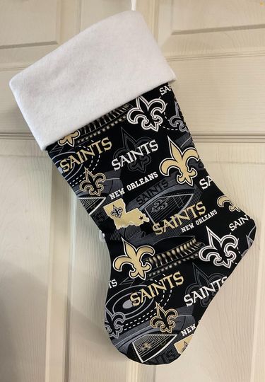 New Orleans Saints stadium Christmas Stocking