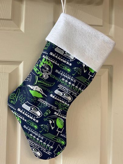 Seatle Sea hawks Christmas Stocking