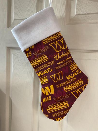 Washington Commanders Christmas Stocking