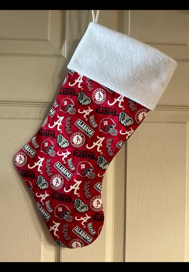 Albm Crimson Tide Christmas Stocking