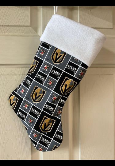 Vegas Golden Knight Christmas Stocking