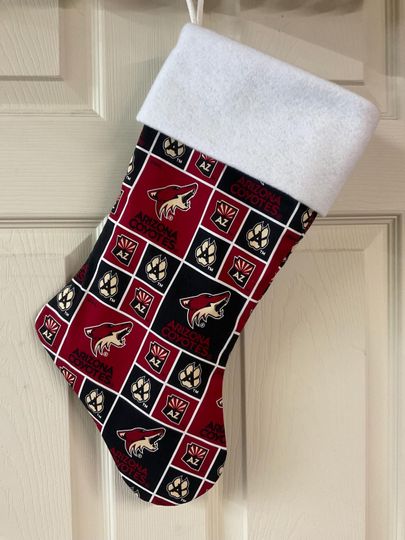 Arizonna Coyotes Christmas Stocking