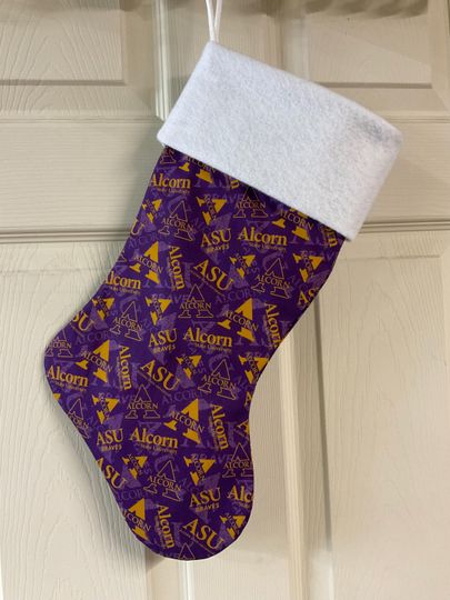 Alcorn state university Braves Christmas Stocking