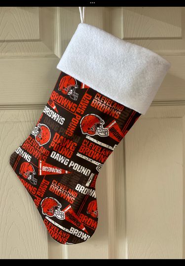 Cleveland Browns Christmas Stocking
