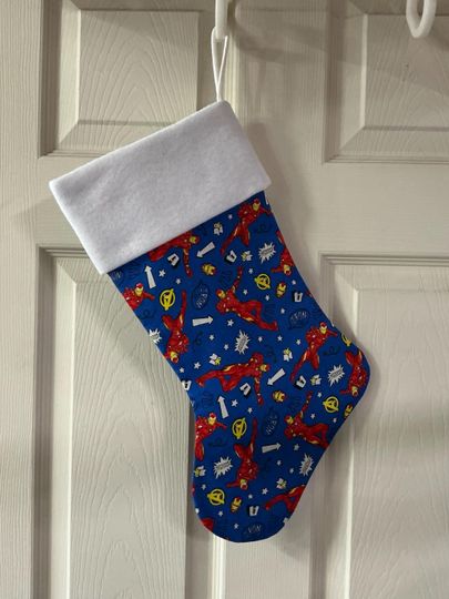 Iron man Christmas Stocking