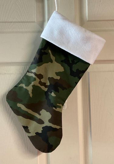 Camouflage Christmas Stocking