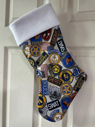 Law Enforcement  Christmas Stocking