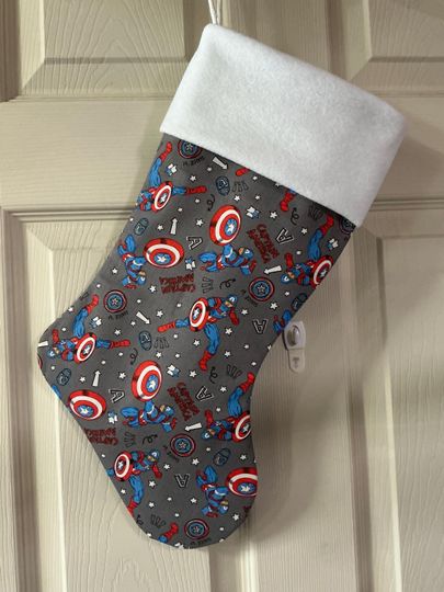 Captain America Christmas Stocking