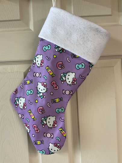 Hello Kitty  (Lavender) Christmas Stocking