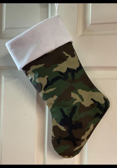 Camouflage Christmas Stocking