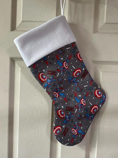 Captain America Christmas Stocking
