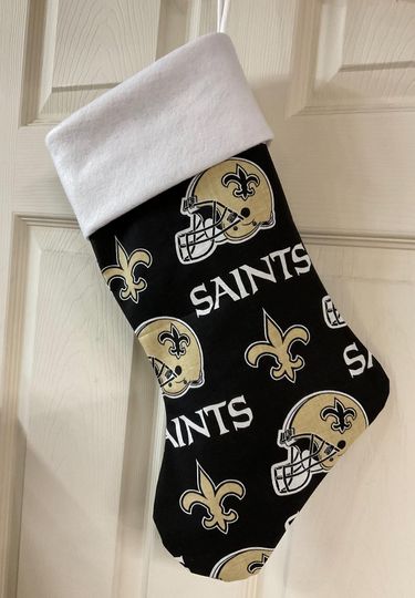 New Orleans Saints Christmas Stocking