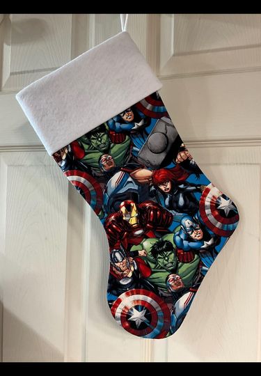 Super Hero Christmas Stocking