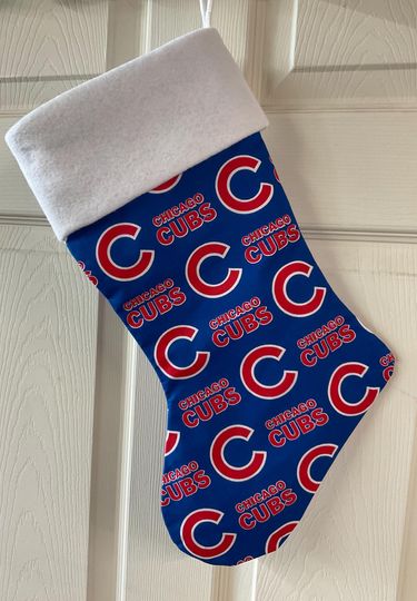 Chicago Cubs Christmas Stocking