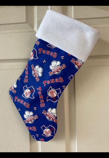 Texas Rangers  Christmas Stocking