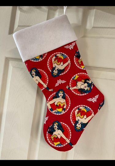 Wonder Woman Christmas Stocking