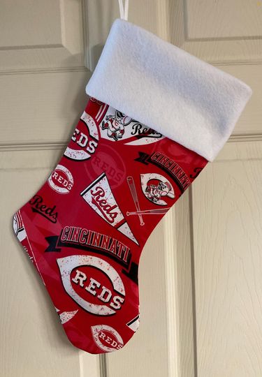 Cincinnati Reds Christmas Stocking