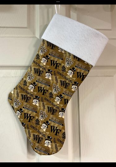 Wake Forest  Christmas Stocking