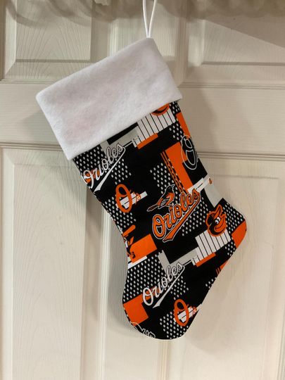 Baltimore Orioles Christmas Stocking