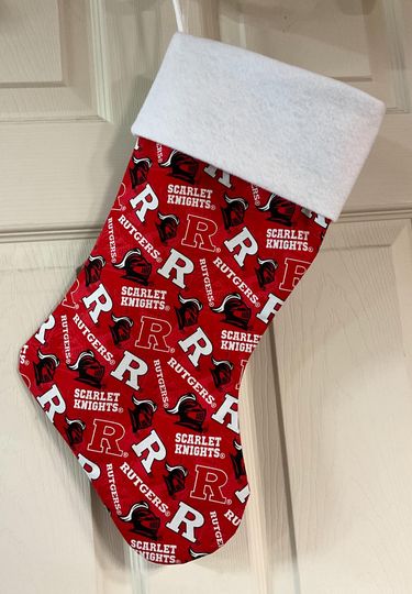 Rutgers Scarlet Knights Christmas Stocking