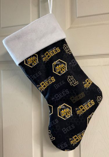 Salt Lake Bees  Christmas Stocking