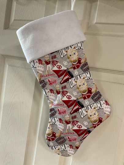 Oklahoma Sooners Christmas Stocking