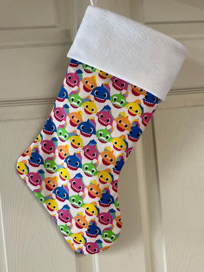 Baby Sharks Christmas Stocking