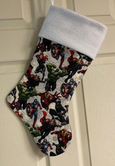 Super Heroes Christmas Stocking