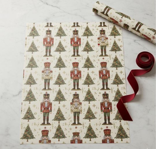 Christmas Nutcracker Gift Wrap: Festive Holiday Paper