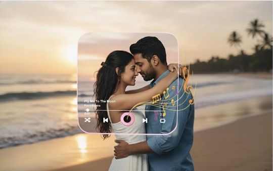 Personalized Photo Music Magnet, Custom Voicemail Gift