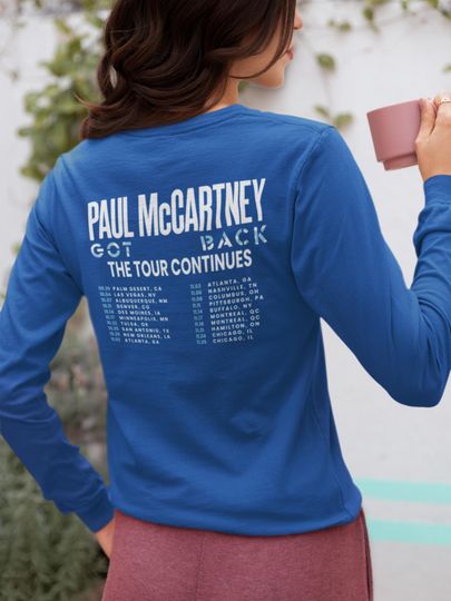 P mccartney Got Back Tour Long Sleeve T-Shirt