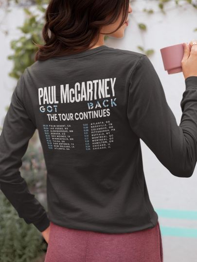 P mccartney Got Back Tour Long Sleeve T-Shirt