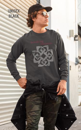 Breaking Benjamin Long Sleeve Band Shirt | Tour Edition | Grunge Rock Merch for Music Lovers