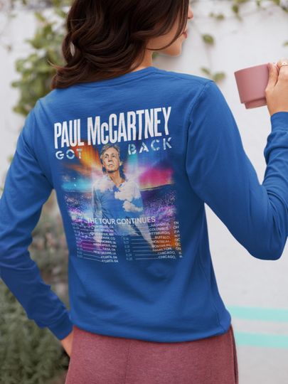 P mccartney Got Back Tour Long Sleeve T-Shirt