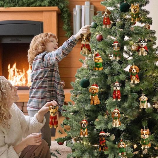 Dog Advent Calendar: 2D Acrylic Dog Lovers