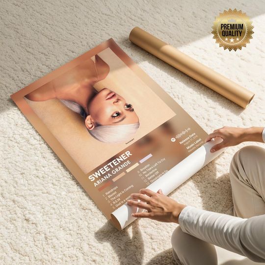 Sweetener - Ariana - Premium Semi-Gloss Poster - Unframed