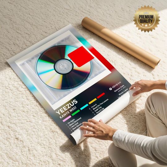 Yeezus - Kanye West - Premium Semi-Gloss Poster - Unframed