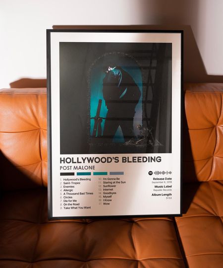 Hollywood's Bleeding - Post Malone - Premium poster - Unframed