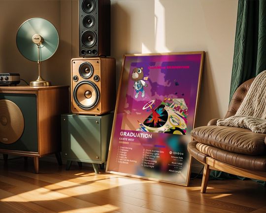 Graduation - Kanye West - Premium Semi-Gloss Paper Poster - Unframed