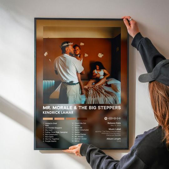 Mr. Morale & The Big Steppers - Kendrick Lamar - Premium Semi-Gloss Poster - Unframed