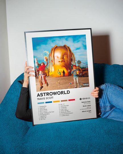 Astroworld - Travis - Premium Semi-Gloss Poster - Unframed
