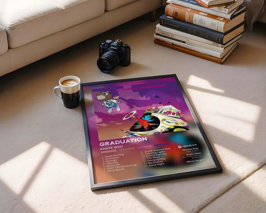 Graduation - Kanye West - Premium Semi-Gloss Paper Poster - Unframed