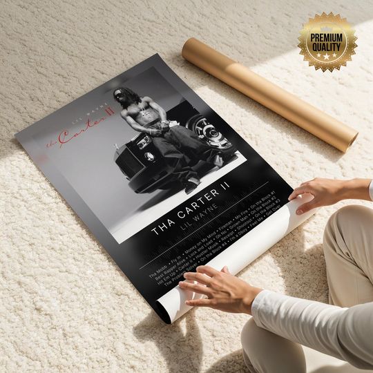 Tha Carter II - Lil Wayne - Premium Poster - Unframed