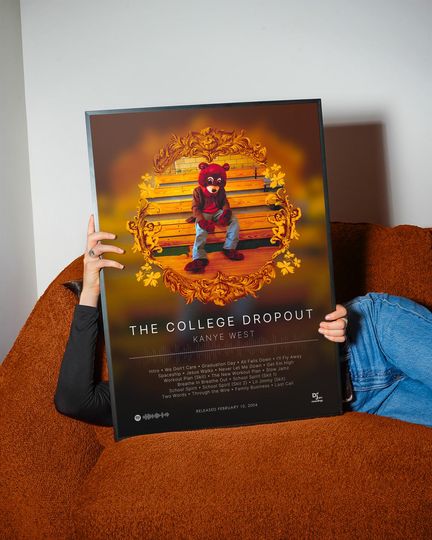 The College Dropout - Kanye West - Premium Semi-Gloss Paper Poster - Unframed