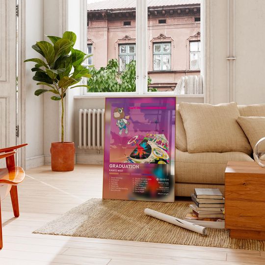 Graduation - Kanye West - Premium Semi-Gloss Paper Poster - Unframed